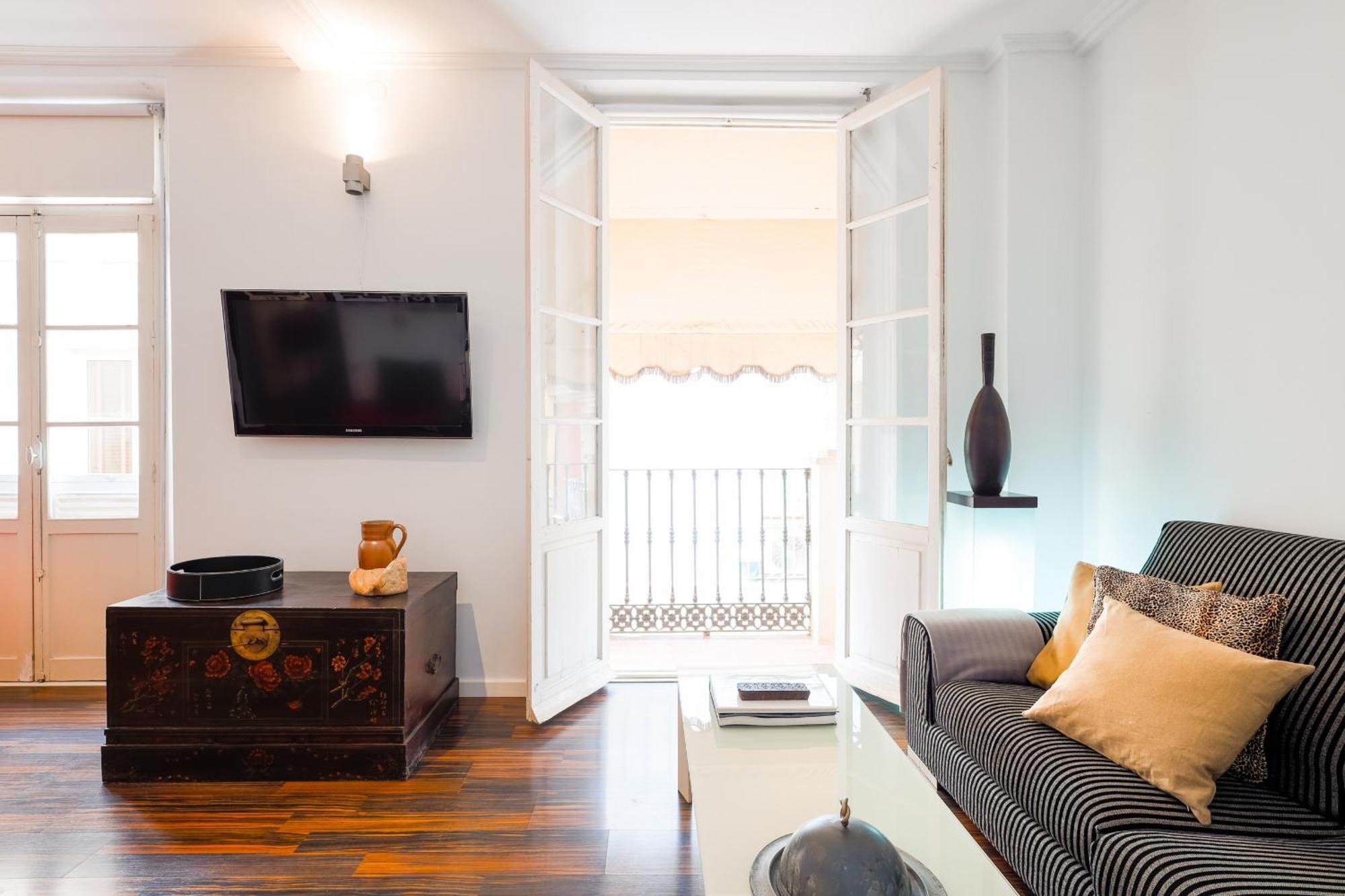 C92 - Rustic Two Bedrooms Apartment With Terrace Malaga Exterior photo